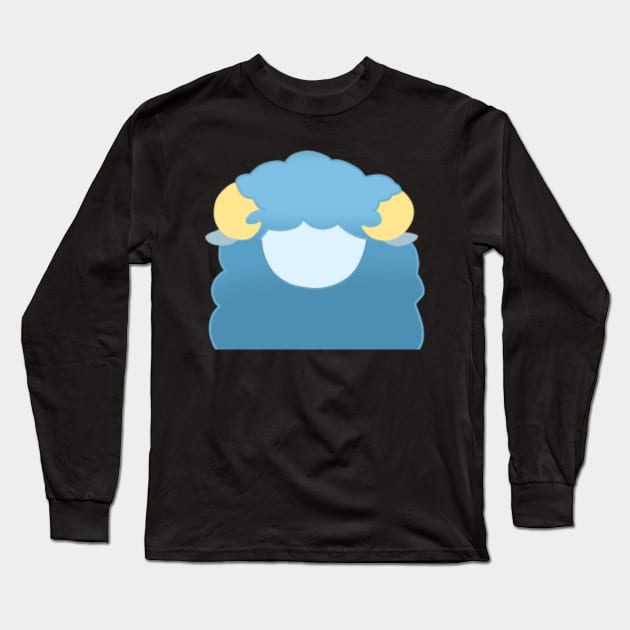 Obey Me Blue Sheep MC Long Sleeve T-Shirt by Not Like The Otters